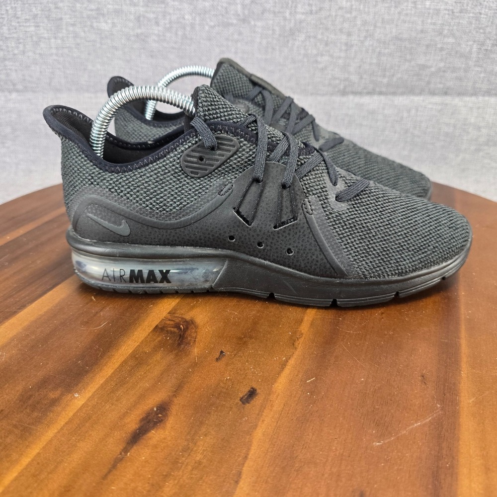 Nike Air Max Sequent 3 Womens Running Shoes Black 908993-010 Size 8.5